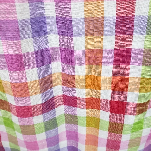 Alan Flusser Men's L Plaid Button Front Long Slee - Picture 5 of 8